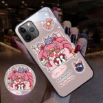 Compatible with Apple, Compatible with Apple , Cute Cartoon Girl Series Incoming Call LED Flashing Iphone12 Pro Max Phone Protective Case - Image 10