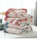 Breathable Towel Quilt With Thickened Six-Layer Cotton Gauze - Image 2