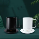 Double Layer Thermostat Cup Wireless Heating Tea Coffee Cup - Image 3