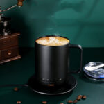 Double Layer Thermostat Cup Wireless Heating Tea Coffee Cup - Image 7