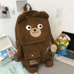 Japanese And Korean Ins Cute Bear Backpack Large Capacity - Image 5