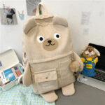 Japanese And Korean Ins Cute Bear Backpack Large Capacity - Image 7