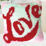 Carpet Embroidered Pillow Thick Wool Three-Dimensional Cross Stitch Pillow - Image 2