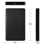Grid Pattern Business Style USB3.0 Mobile Hard Disk Box - Image 2