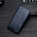 Compatible with Apple , Leather Phone Case Apple Flip Holster Cover - Image 5