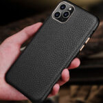 Top Layer Cowhide Three-Pack Side Anti-Fall Mobile Phone Case - Image 2