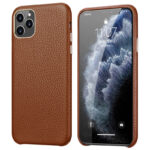 Top Layer Cowhide Three-Pack Side Anti-Fall Mobile Phone Case - Image 4