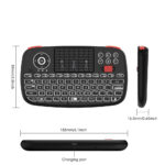Dual Mode Mobile Phone Bluetooth Keyboard Mini Wireless 2.4g Keyboard - Image 5