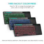 Multimdeia RGB Backlit Keyboard With Touchpad - Image 5