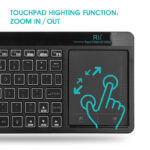 Multimdeia RGB Backlit Keyboard With Touchpad - Image 4