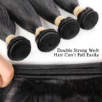 Reality Wig, Smooth Hair, Straight Hair Tie, Closed Peruvian Hair Tie - Image 3