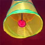 Rainbow Cat Tunnel Color Cat Climbing Frame Cat Litter - Image 4