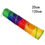 Rainbow Cat Tunnel Color Cat Climbing Frame Cat Litter - Image 3