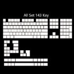 White Pudding Large Full set of 141 Key Sealing Font Keycaps - Image 9
