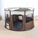 Removable Pet House Oxford Cloth Crate Room Playing Exercise Breeding Delivery Room - Image 4