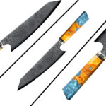 Damascus Steel Chef's Knife Chef's Knife - Image 3