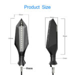 Motorcycle Two-Color LED Flowing Water Arrow Turn Signal - Image 4
