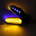 Motorcycle Two-Color LED Flowing Water Arrow Turn Signal - Image 2