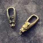 Chinese Style Copper Decoration Pure Copper Faucet Keychain - Image 3