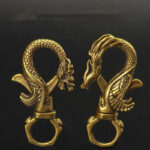 Chinese Style Copper Decoration Pure Copper Faucet Keychain - Image 9
