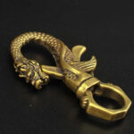 Chinese Style Copper Decoration Pure Copper Faucet Keychain - Image 10