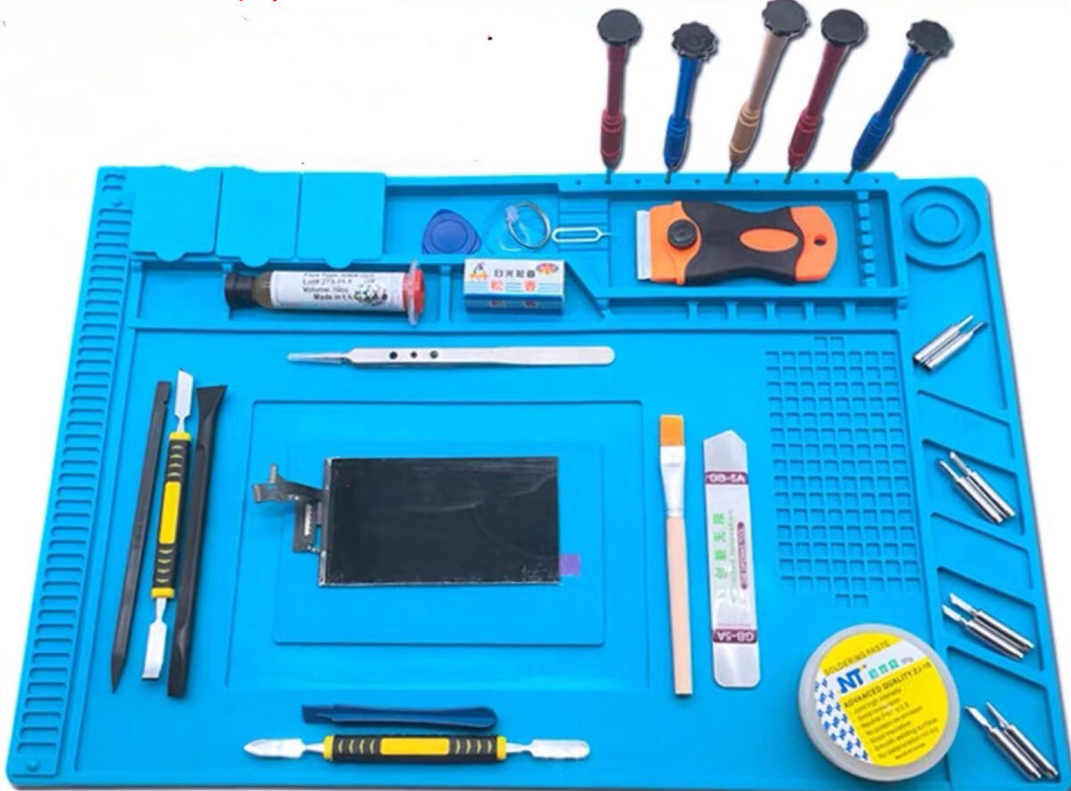 Mobile Phone Computer Repair Magnetic Heat Insulation Work Mat - Image 1