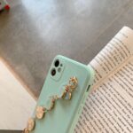 Compatible with Apple, Compatible with Apple , Light Cyan Bracelet For 11pro Max IPhone Case - Image 5