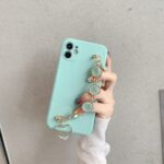 Compatible with Apple, Compatible with Apple , Light Cyan Bracelet For 11pro Max IPhone Case - Image 3