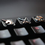 Embossed Zinc-Aluminum Alloy Metal Keycap Mechanical Keyboard Height - Image 2