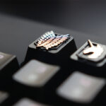 Embossed Zinc-Aluminum Alloy Metal Keycap Mechanical Keyboard Height - Image 4