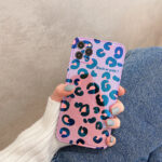 Compatible with Apple , Blue Edge Leopard Print Zebra Print Phone Case - Image 2