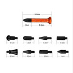 Auto Sheet Metal Repair Tool Hammer Rubber Hammer Depression Repair - Image 2