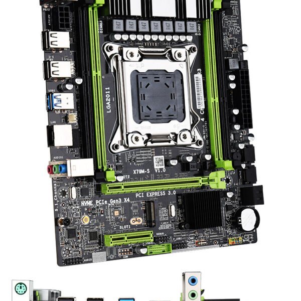 The new X79 computer motherboard 2011 pin supports Zhiqiang E5