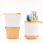 Multifunctional Creative Corduroy Retractable Pencil Case - Image 5
