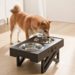 Stainless Steel Abs Adjustable Dog Bowl Pet Food Bowl - Image 4