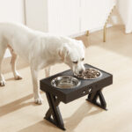 Stainless Steel Abs Adjustable Dog Bowl Pet Food Bowl - Image 5