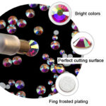 Nail Drill Round Resin AB Color Drill Set - Image 2