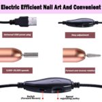 Mini Electric Nail Polishing Pen Short Style Adjustable Speed - Image 3