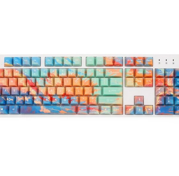 Five-Sided Sublimation Sunset Keycap Oem Keycap Mechanical Keyboard Customization