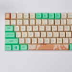 Mint Toffee DSA Ball Cap PBT Sublimation Keycap XDA104 Mechanical Keyboard Dedicated Keys - Image 3
