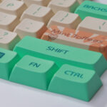 Mint Toffee DSA Ball Cap PBT Sublimation Keycap XDA104 Mechanical Keyboard Dedicated Keys - Image 4