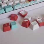 Coral Sea Keycap Mechanical Keyboard - Image 3