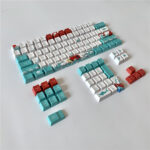 Coral Sea Keycap Mechanical Keyboard - Image 2