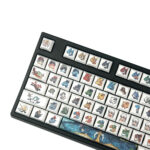 Xda Little Monster Sublimation Keycap Personality Cartoon Mechanical Keyboard Dedicated Keys - Image 3