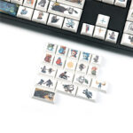 Xda Little Monster Sublimation Keycap Personality Cartoon Mechanical Keyboard Dedicated Keys - Image 5