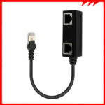 Network Cable Adapter Cable Connecting Line One Male 3 Bus CATE 6 Line - Image 6