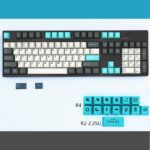 Ps Set Cheese Green Nautilus Graphite Cyan Two-Color Pbt Mechanical Keycap - Image 2