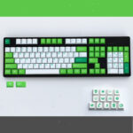 Ps Set Cheese Green Nautilus Graphite Cyan Two-Color Pbt Mechanical Keycap - Image 8