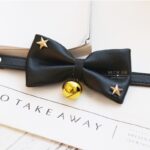 Six Cats Small And Medium Rivet Bell Pet Bow Tie - Image 4