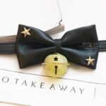 Six Cats Small And Medium Rivet Bell Pet Bow Tie - Image 3